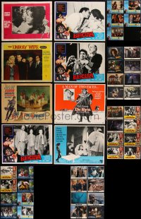 2m0333 LOT OF 45 LOBBY CARDS 1960s-2000s incomplete sets from a variety of different movies!