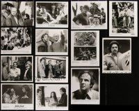 2m0685 LOT OF 13 CANDIDS OF DIRECTORS ON SET 8X10 STILLS 1970s-1990s Ingmar Bergman & more!