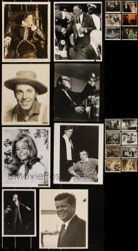 2m0650 LOT OF 38 COLOR & BLACK & WHITE 8X10 STILLS 1930s-1970s a variety of portraits & more!