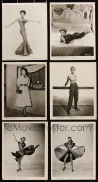 2m0704 LOT OF 6 SEXY ACTRESS PORTRAITS 8X10 STILLS 1950s Lena Horne, Joan Crawford & more!