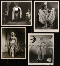 2m0710 LOT OF 4 ACTRESSES IN SKIMPY OUTFITS 8X10 STILLS 1950s sexy images with some nudity!