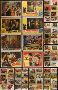 2m0298 LOT OF 80 COWBOY WESTERN LOBBY CARDS 1940s-1970s incomplete sets from several movies!
