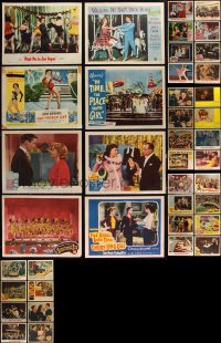 2m0335 LOT OF 40 LOBBY CARDS FROM MUSICALS 1940s-1960s incomplete sets from several movies!