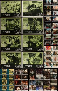 2m0300 LOT OF 80 1970S-80S LOBBY CARDS 1970s-1980s complete sets from ten different movies!
