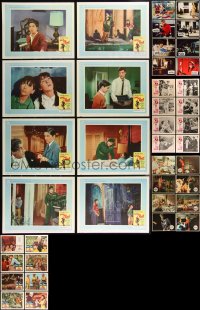 2m0328 LOT OF 48 1960S LOBBY CARDS IN FULL SETS 1960s complete sets from six different movies!