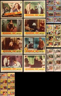 2m0329 LOT OF 48 1950S LOBBY CARDS IN FULL SETS 1950s complete sets from six different movies!