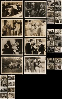 2m0642 LOT OF 44 MOSTLY 1940S 8X10 STILLS 1940s great scenes from a variety of different movies!