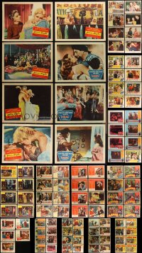 2m0287 LOT OF 117 1950S LOBBY CARDS 1950s incomplete sets from a variety of different movies!