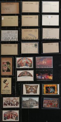 2m0719 LOT OF 12 BROADWAY STAGE PLAY POSTCARDS 1930s-1940s color images of theaters & playbills!