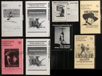 2m0419 LOT OF 8 UNCUT 1968-1979 CLINT EASTWOOD PRESSBOOKS 1968-1979 Outlaw Josey Wales & more!