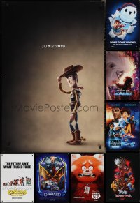 2m1079 LOT OF 11 UNFOLDED 2010S-20S DISNEY PIXAR & OTHER ANIMATION DOUBLE-SIDED 27X40 ONE-SHEETS 2010s-2020s