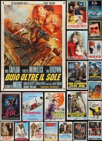 2m0067 LOT OF 26 FOLDED ITALIAN ONE-PANELS 1960s-2010s great images from a variety of movies!