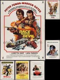 2m1109 LOT OF 6 1975 30X40S 1975 great images from a variety of different movies!