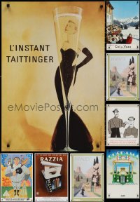 2m0993 LOT OF 11 UNFOLDED MISCELLANEOUS POSTERS 1920s-1990s a variety of cool images!