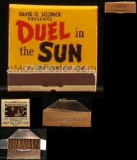 2m0727 LOT OF 25 DUEL IN THE SUN PROMO MATCHBOOKS 1947 never used, ultra rare!