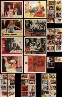 2m0325 LOT OF 51 BAD GIRLS LOBBY CARDS 1950s-1960s incomplete sets from several different movies!