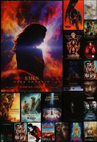 2m1013 LOT OF 25 UNFOLDED DOUBLE-SIDED 27X40 ONE-SHEETS 2010s-2020s a variety of movie images!