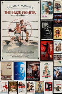2m0169 LOT OF 65 FOLDED ONE-SHEETS 1950s-1990s great images from a variety of different movies!