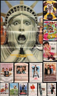 2m0230 LOT OF 20 FOLDED COMEDY ONE-SHEETS 1980s-1990s from a variety of different movies!