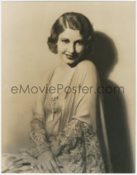 2p1619 CARLOTTA KING deluxe 10.5x13.5 still 1929 smiling seated portrait by Russell Ball!