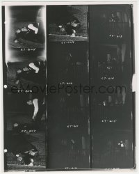 2p1624 COMEDY OF TERRORS 11.25x14 contact sheet 1964 Vincent Price, Peter Lorre & Basil Rathbone!