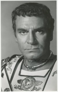 2p1714 SPARTACUS 8x13 still 1961 Stanley Kubrick classic, close-up of Laurence Olivier as Crassus!