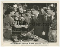 2p1797 ANGELS WITH DIRTY FACES 8x10.25 still 1938 James Cagney & Dead End Kids by slot machine!