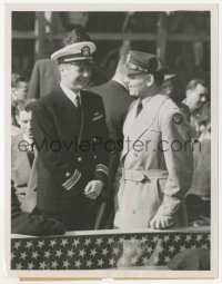 2p1835 CLARK GABLE/ROBERT MONTGOMERY 6.75x8.5 news photo 1944 at launching of S.S. Carole Lombard!