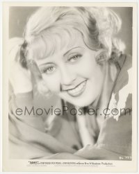 2p1839 DAMES 8x10.25 still 1934 super close portrait of pretty Joan Blondell smiling really big!