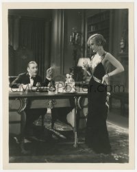 2p1990 SPORTING BLOOD 8x10.25 still 1931 sexy Madge Evans in cool dress seducing Lew Cody!