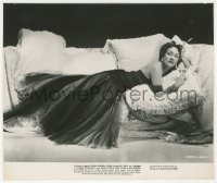 2p1992 SUNSET BOULEVARD 8x9.5 still 1950 c/u of Gloria Swanson sprawled on couch with martini!