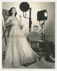 2p2016 WOMAN ON THE BEACH deluxe 7.75x9.5 still 1946 sexy Joan Bennett between scenes by Schafer!