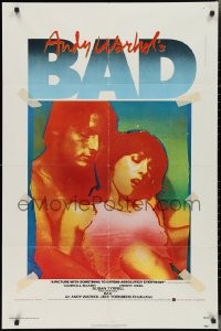 2p0671 ANDY WARHOL'S BAD 1sh 1977 Carroll Baker & King, sexploitation comedy, John Van Hamersveld!