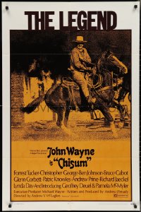 2p0715 CHISUM 1sh 1970 BIG John Wayne, the legend, the hero, the man, the winner, the western!