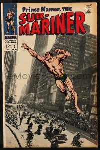 2p0511 NAMOR THE SUB-MARINER #7 comic book November 1968 For President: The Man Called Destiny!
