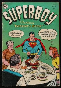 2p0517 SUPERBOY #36 comic book October 1954 great issue featuring Superboy's Sister, Lana Lang!