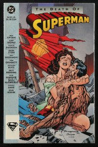 2p0519 SUPERMAN comic book 1993 Death of Superman, art by Jon Bogdanove, Dennis Janke & Reuben Rude!