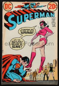 2p0518 SUPERMAN #261 comic book February 1973 he becomes the Slave of Star Sapphire!