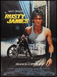 2p0317 RUMBLE FISH French 1p 1984 Francis Ford Coppola, Bernhardt art of Matt Dillon as Rusty James!
