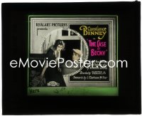 2p1736 CASE OF BECKY glass slide 1921 Constance Binney is hypnotized by a magician into leaving!