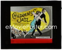 2p1738 CHILDREN OF JAZZ glass slide 1923 pretty Eileen Percy dancing with Russian Theodore Kosloff!