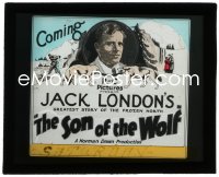 2p1778 SON OF THE WOLF glass slide 1922 Jack London's greatest story fo the Frozen North!