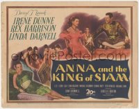 2p1094 ANNA & THE KING OF SIAM TC 1946 royal Rex Harrison, pretty Irene Dunne & Linda Darnell!