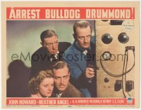 2p1181 ARREST BULLDOG DRUMMOND LC 1939 John Howard, Heather Angel, Reginald Denny & Clive by machine!
