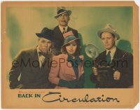 2p1185 BACK IN CIRCULATION LC 1937 Pat O'Brien, Joan Blondell, Regis Toomey & Eddie Acuff w/camera!