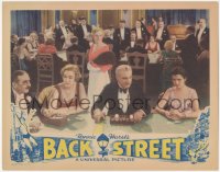 2p1186 BACK STREET LC 1932 Irene Dunne stares at people gambling in casino, Fannie Hurst, rare!