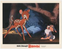 2p1187 BAMBI LC R1966 Walt Disney cartoon deer classic, great close up with Thumper the rabbit!