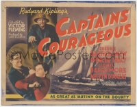 2p1106 CAPTAINS COURAGEOUS TC 1937 Spencer Tracy, Freddie Bartholomew, Lionel Barrymore, classic!