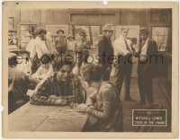 2p1221 CODE OF THE YUKON LC 1918 three men eye Mitchell Lewis flirting w/woman playing cards, rare!