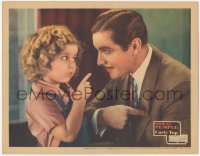 2p1230 CURLY TOP LC 1935 great close up of cute young Shirley Temple scolding John Boles!